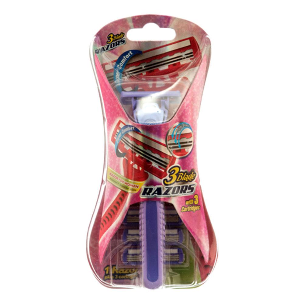 Afeitadora Razors Para Dama3 Piezas