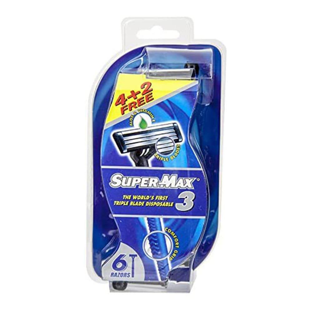 Rasuradora Super Max Para Caballero 6 Piezas