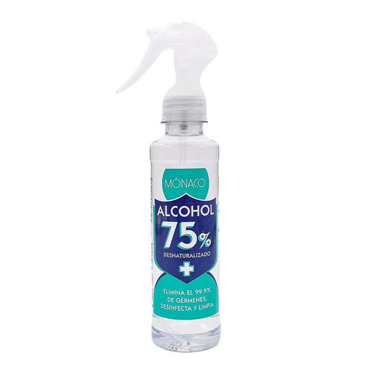 Alcohol Monaco Desnaturalizado 75% de 16 oz