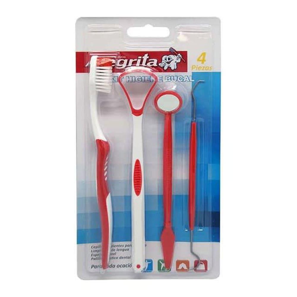 Kit Higiene Bucal Alegrita 4 Piezas