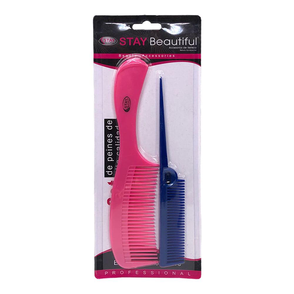 Set de Peinillas Stay Beautiful Para Cabello 2 Piezas - Surtido