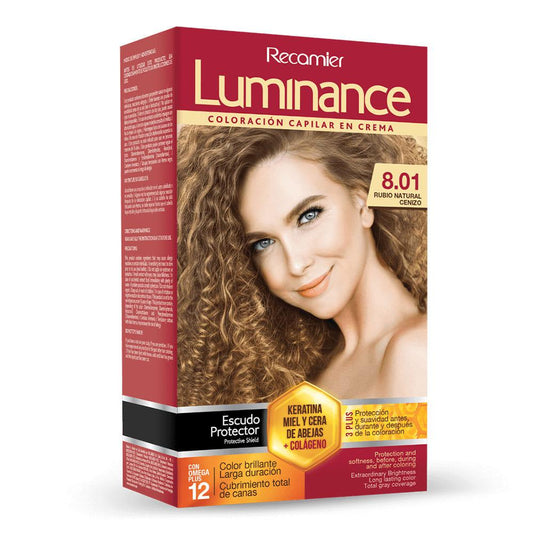 Tinte Luminance Rubio Cenizo 8.01