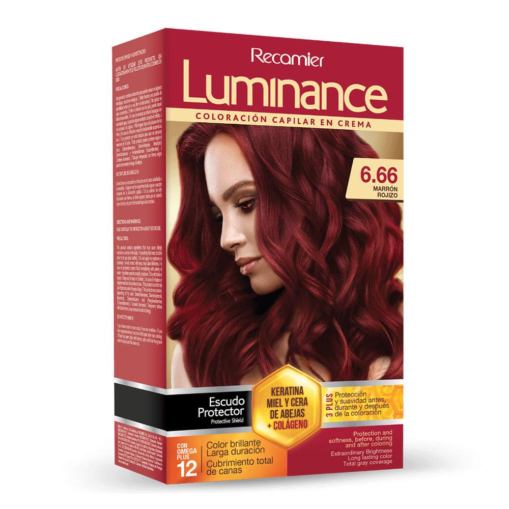 Tinte Luminance Rubio Marron Rojizo 6.66