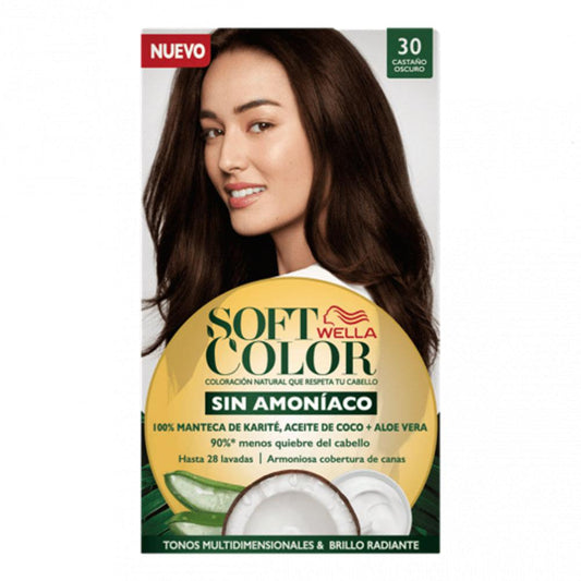 Tinte Soft Color de Wella Castaño Oscuro 30