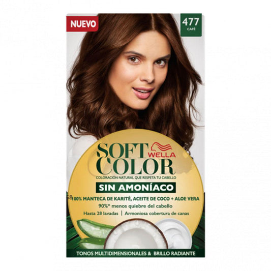 Tinte Soft Color de Wella Café Intenso 477