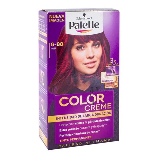 Tinte Palette Para Cabello Rubio 6-88