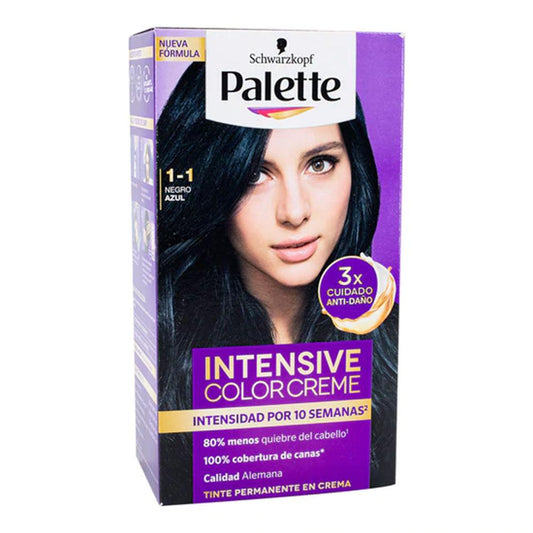 Tinte Palette Para Cabello Negro Azulado 1-1
