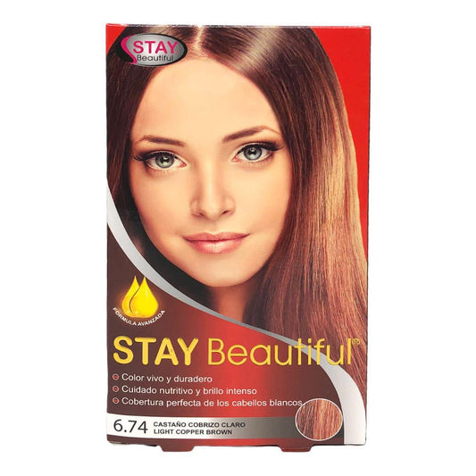 Tinte Stay Beautiful Castaño Cobrizo Claro 6.74