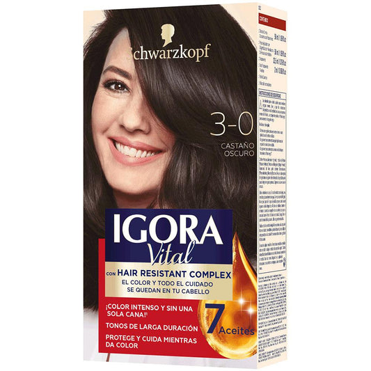 Tinte Igora Vital Castaño Oscuro 3-0