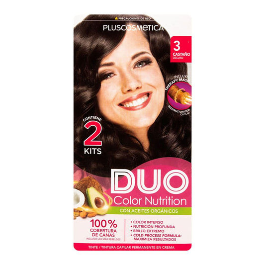 Tinte Duo Colorcream Castaño Oscuro #3