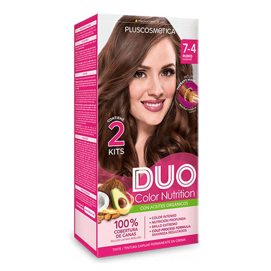 Tinte Duo Kit Colorcream Rubio Habano #7-4