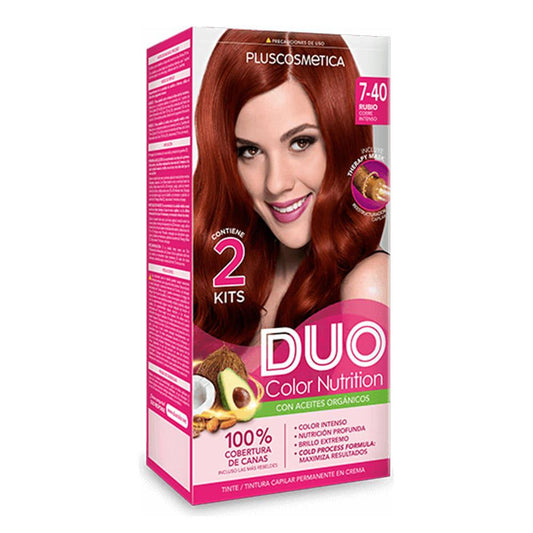Tinte Duo Kit Colorcream Rubio Cobre Intenso #7-40