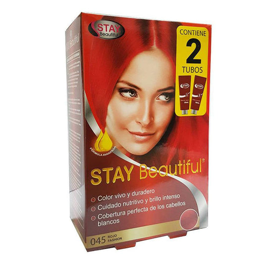Tinte Rojo Fashion Stay Beautiful 2 Piezas
