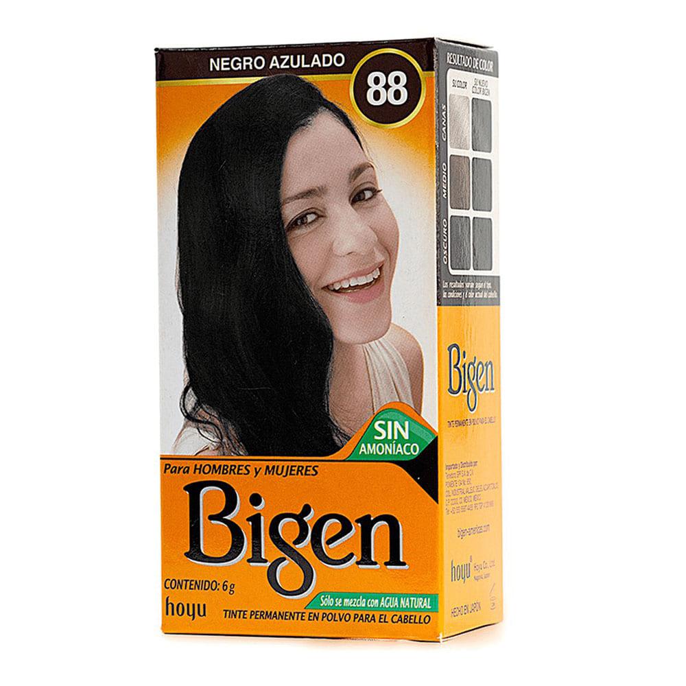 Tinte Bigen Permanente Negro Azulado #88