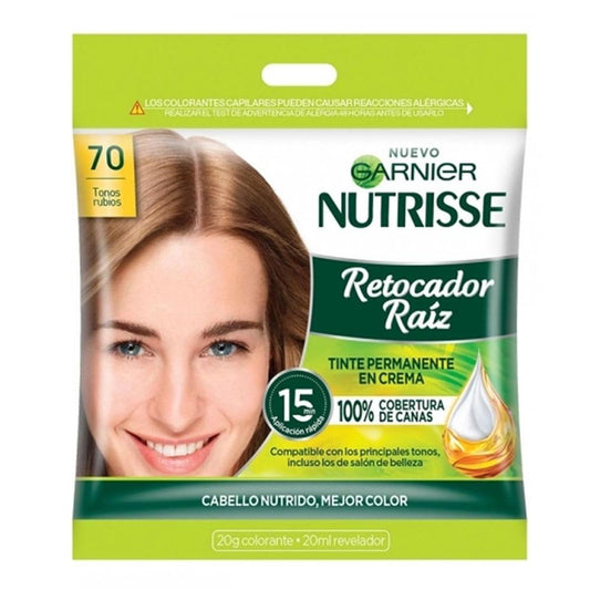 Tinte Retocador de Raíz Garnier Nutrisse 70 Rubio