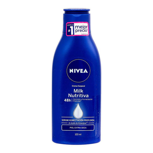 Crema Corporal Nivea Milk Nutritiva 100 ml