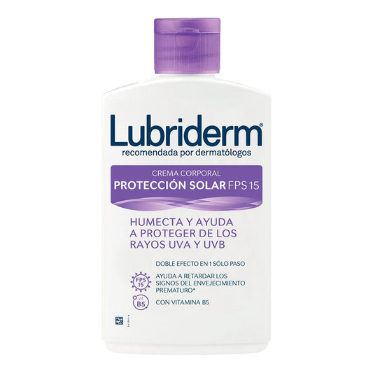Crema Corporal Lubriderm FPS 15 Protección Solar 120 ml
