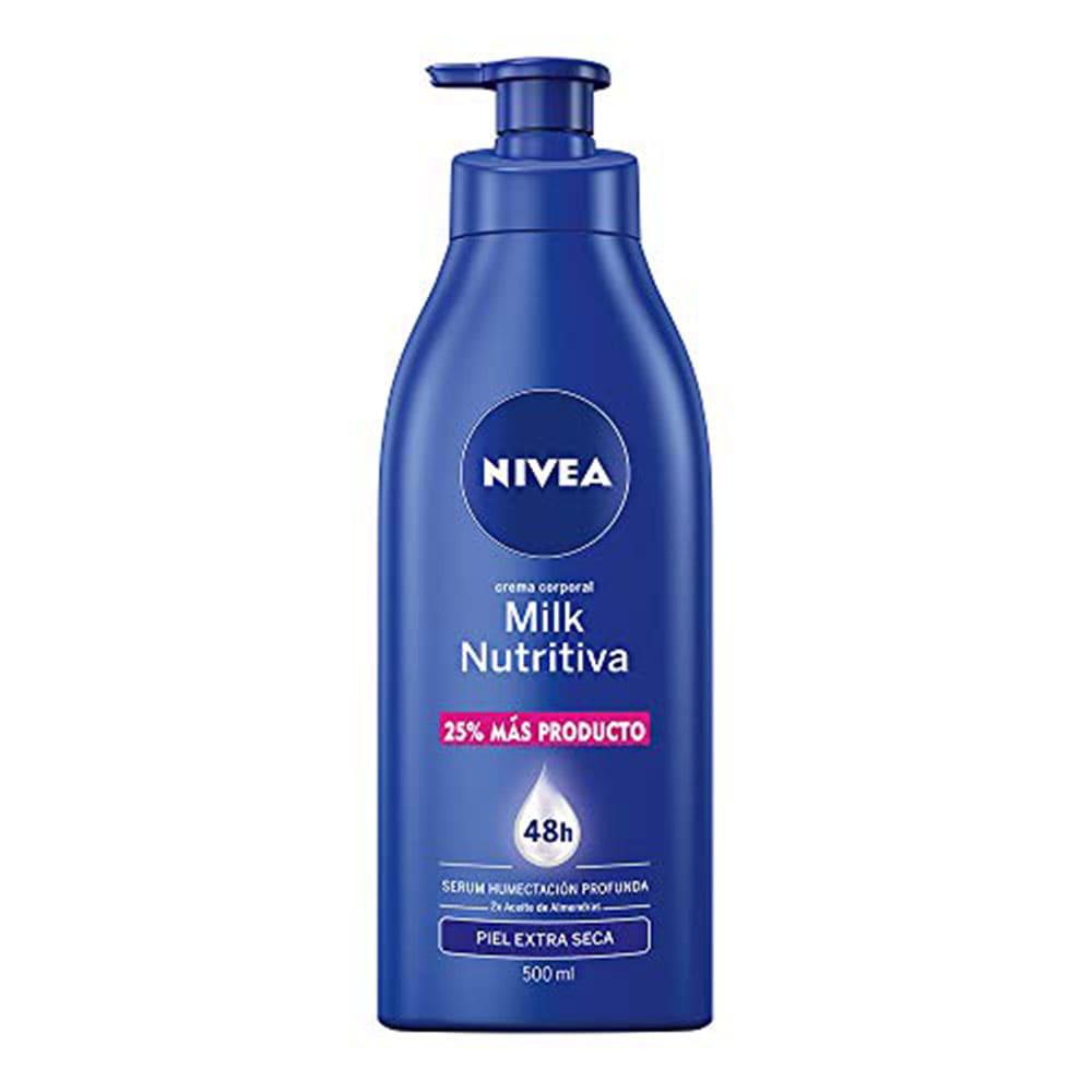Crema Corporal Nivea Milk Para Piel Extra Seca 500 ml