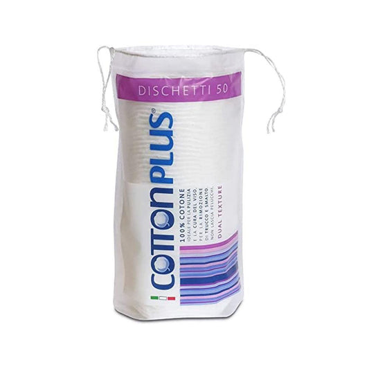 Desmaquillantes Cotton Plus Redondo 50 Piezas