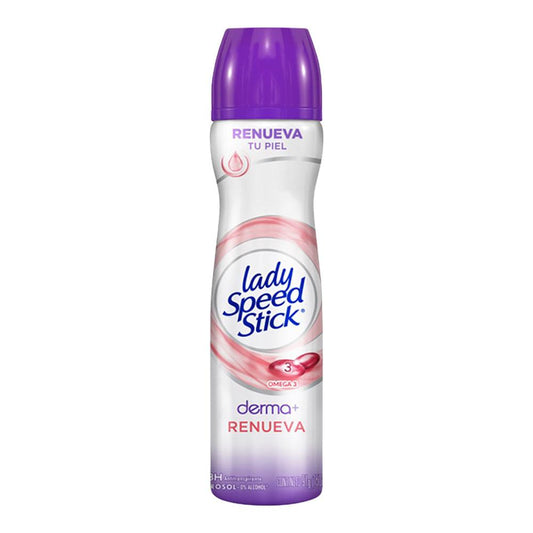 Desodorante en Spray Lady Speed Stick Derma + Renueva