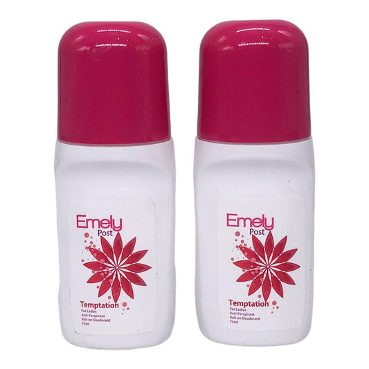 Desodorante Roll On Emely Post Temptation 2 Piezas
