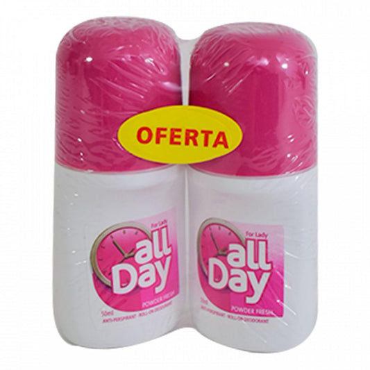 Desodorante Roll On All Day Lady 2 Piezas