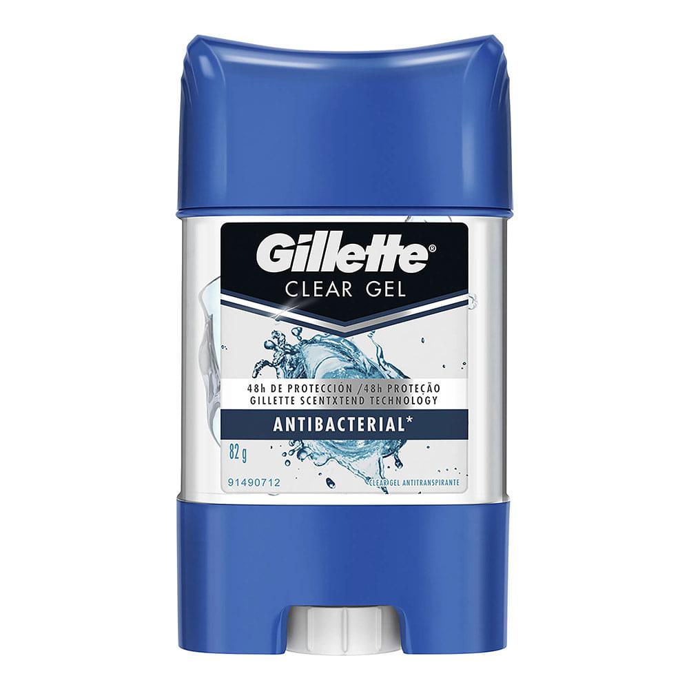 Desodorante Gel Gillette Antibaterial Para Caballero 82 g