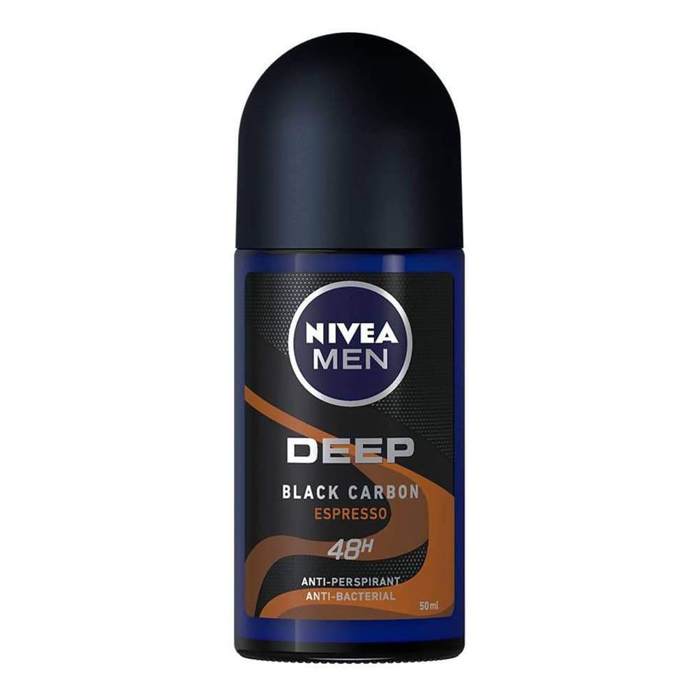 Desodorante Roll On Nivea Deep Black de Carbón Activado 50 ml