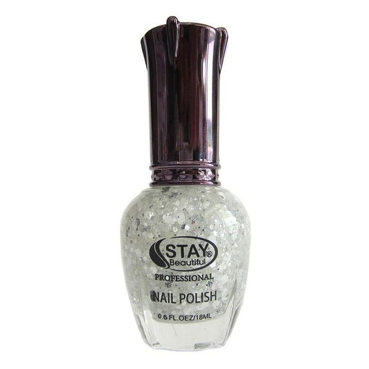 Esmalte Escarchado Stay Beautiful Silver Mist 16 ml
