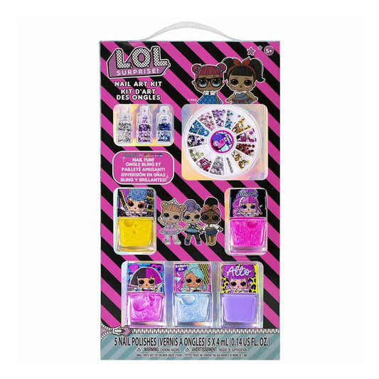 Esmalte de Uñas Lol Para Niña 5 Piezas