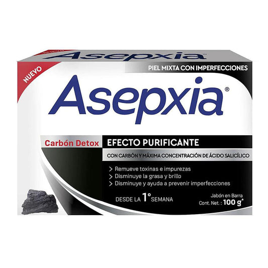 Jabón Facial Asepxia Carbon 100 g