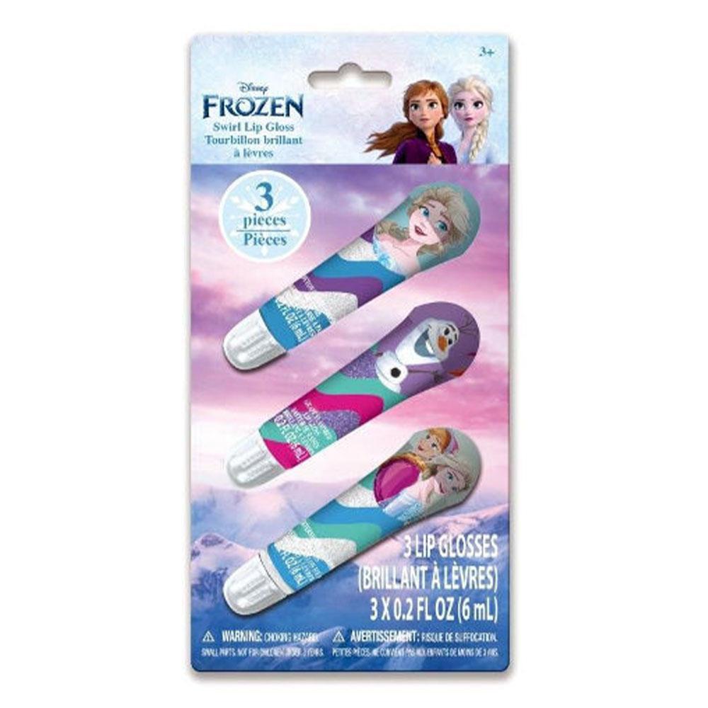 Brillo Labial Frozen Para Niña 3 Piezas