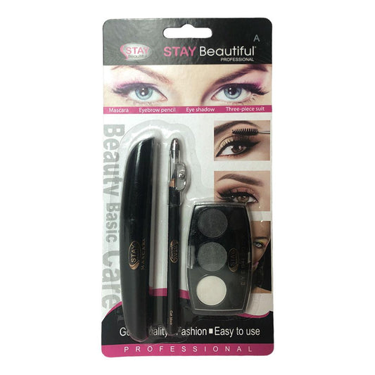 Set de Maquillaje Stay Beautiful 3 Piezas