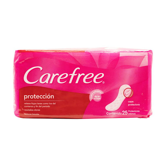 Protectores Diarios Carefree Original 25 Piezas