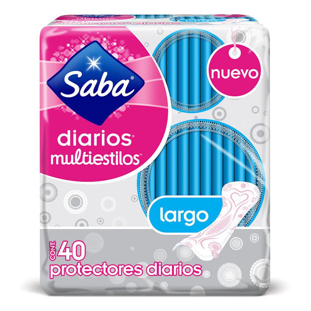 Protectores Diarios Saba Multiestilos 15 Unidades