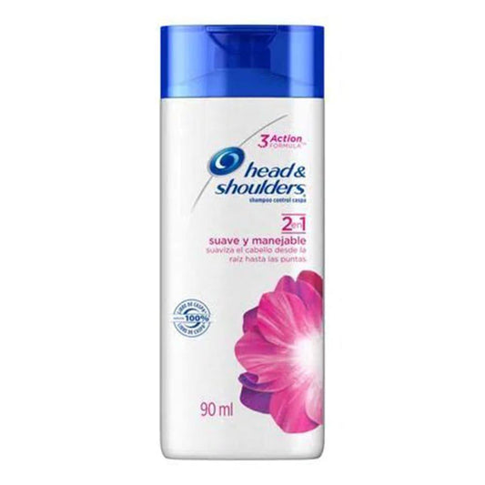 Shampoo Head & Shoulders Suave y Manejable 90 ml
