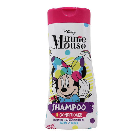 Shampoo Acondicionador Minnie 2 en 1 Para Niña 473 ml