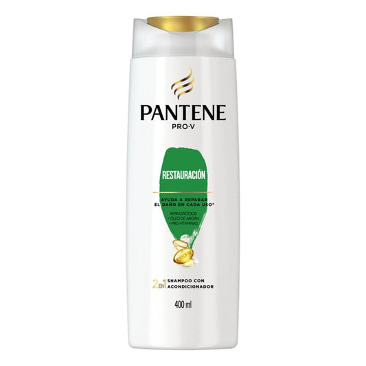 Shampoo Pantene Restauración 2 en 1 de 400 ml