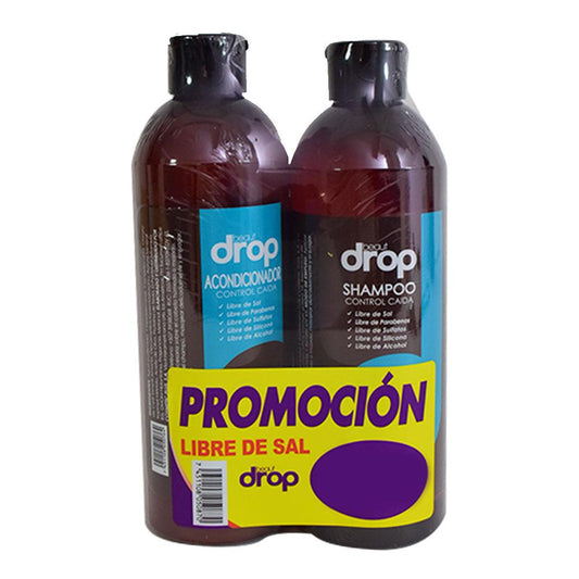 Shampoo + Acondicionador Beautdrop Caída 500 ml