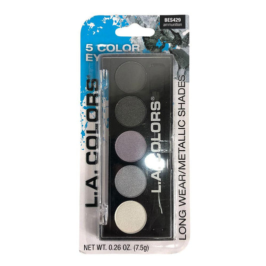Set de Sombras L.A. Colors Metallic 5 Colors
