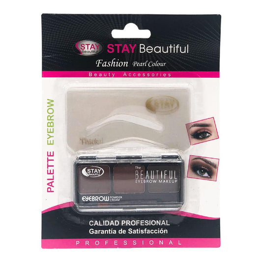 Sombra Para Cejas Stay Beautiful Con Molde