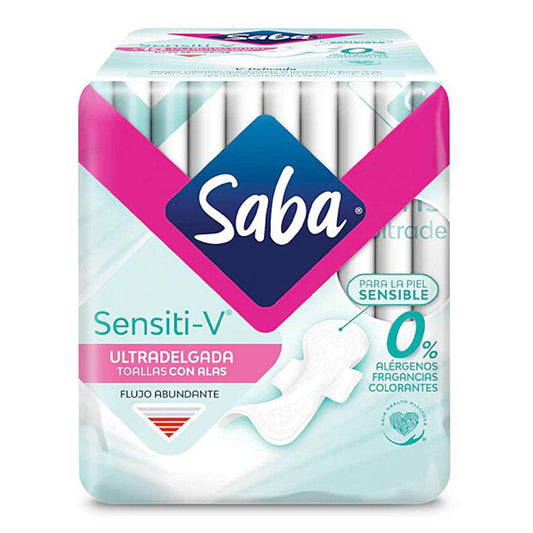 Toallas Sanitarias Sensiti-V Ultra Delgada 10 Piezas