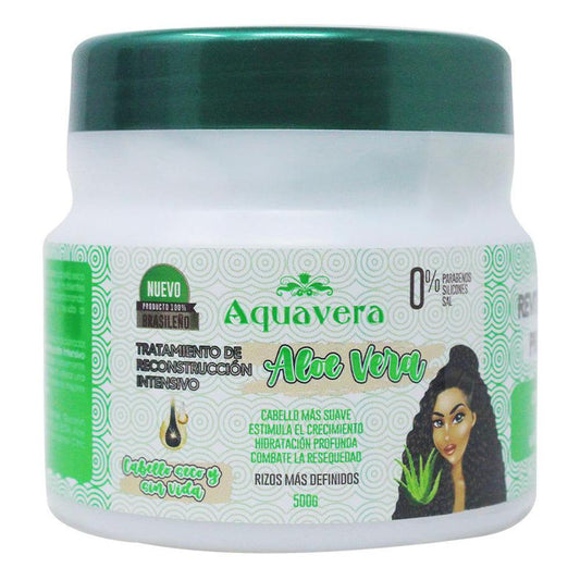 Tratamiento Reconstructor Aquavera Con Aloe Vera 500 g