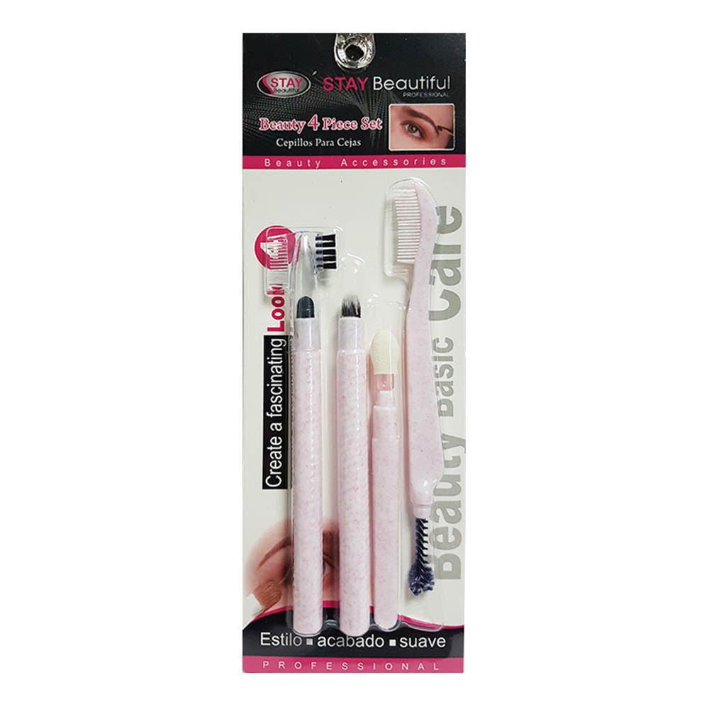 Set De Cepillos Para Cejas 4 piezas
