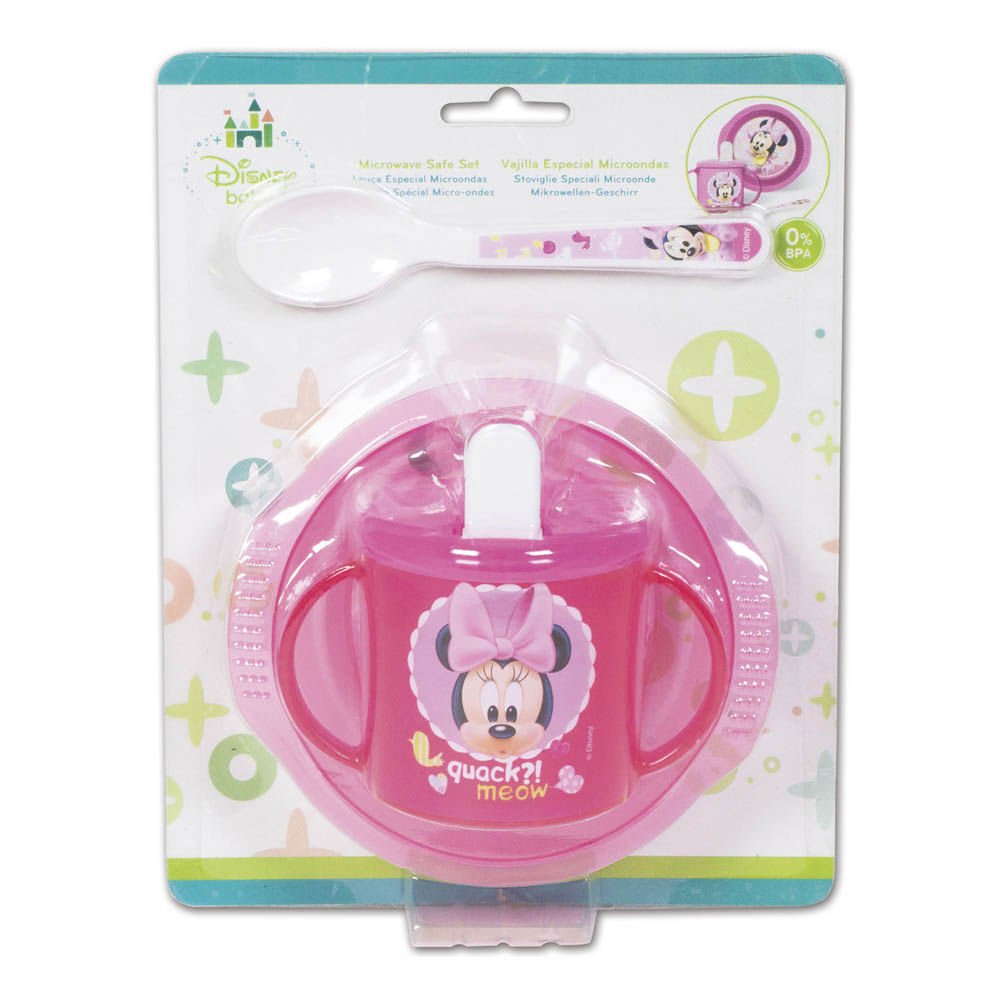 Set de Cubiertos Disney Minnie Mouse 3 Piezas