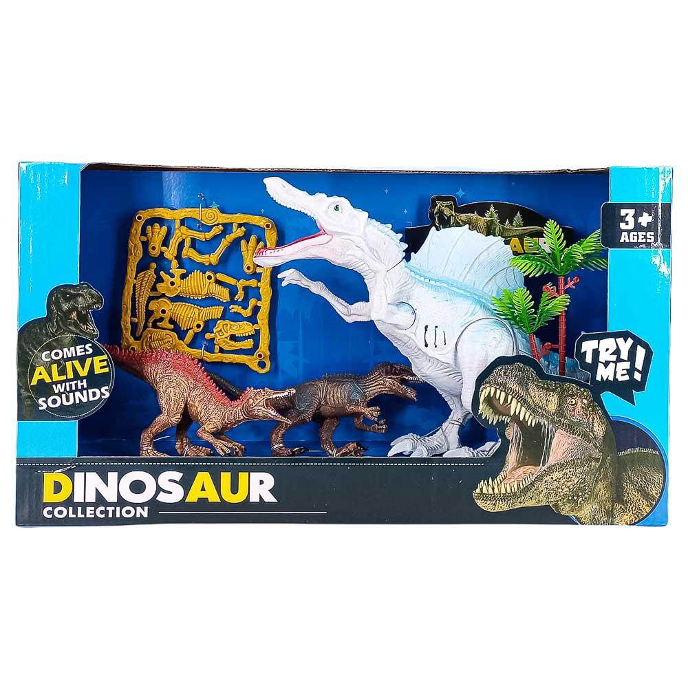 Set de Dinosaurios Huada con Sonido 5 Piezas