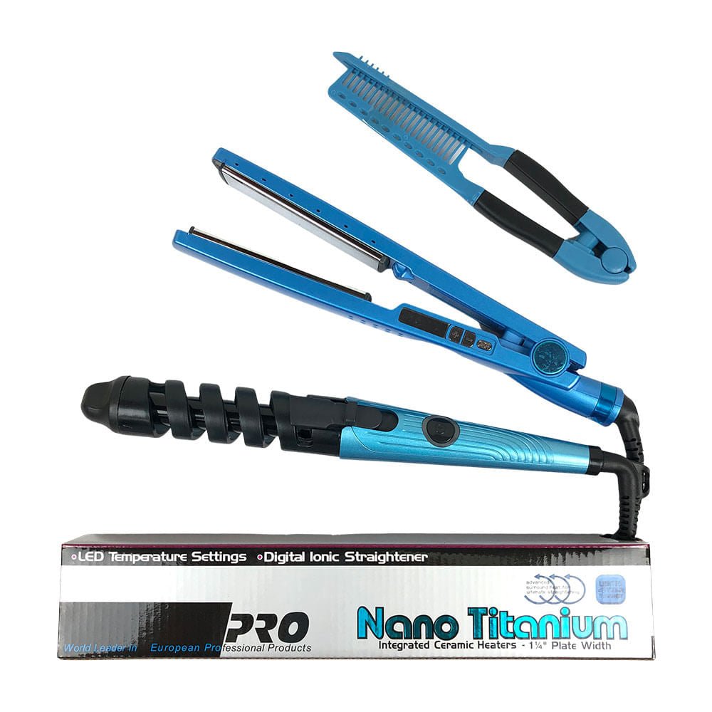 Set de Plancha Nano Titanium 1.5"