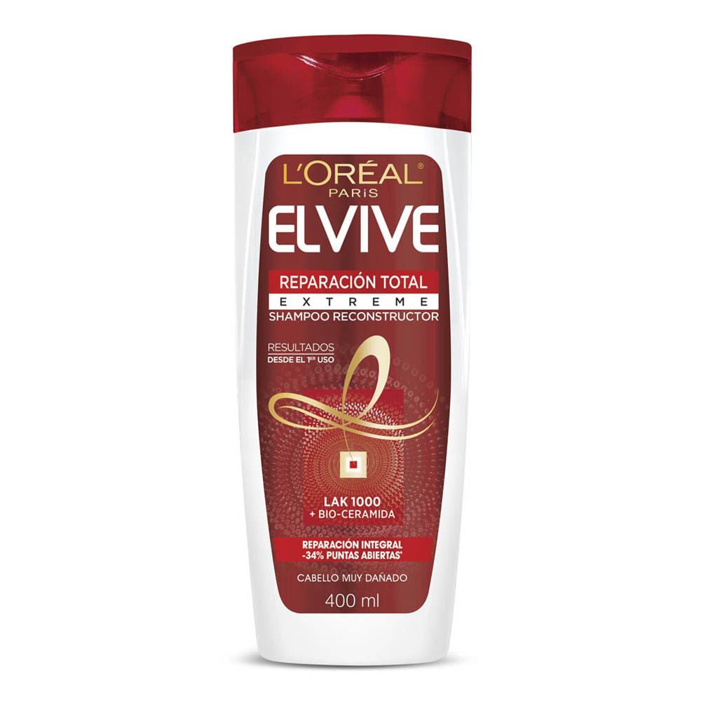 Shampoo Elvive Reparación Total Extrema 370 ml