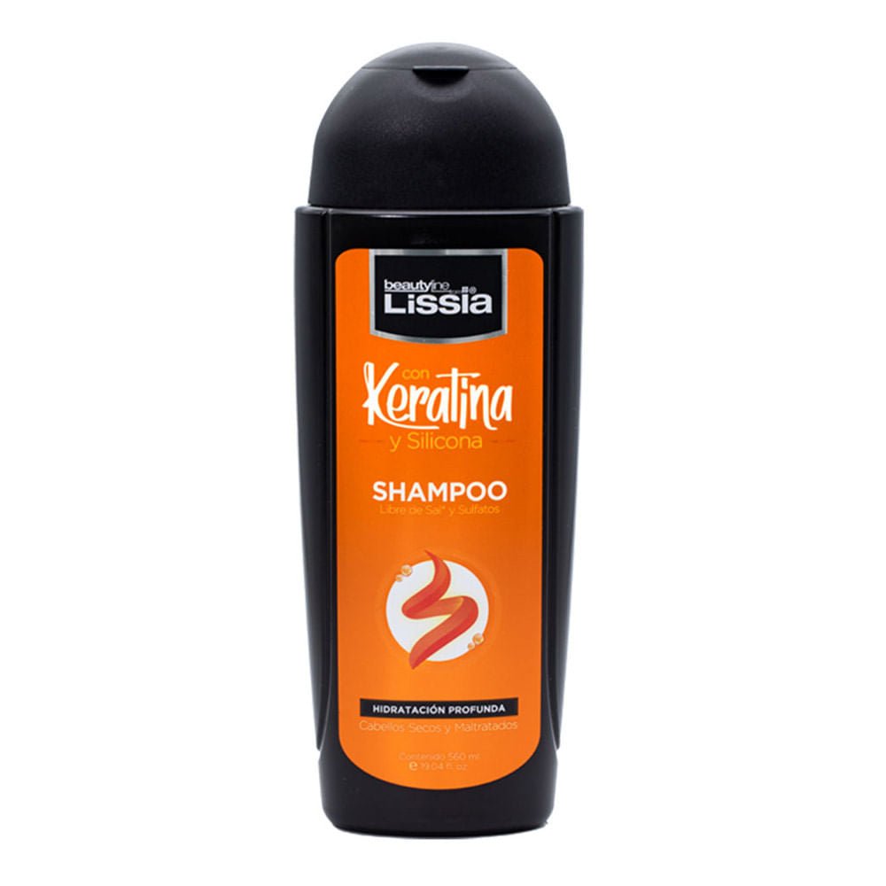 Shampoo Lissia con Keratina y Silicona 580 ml