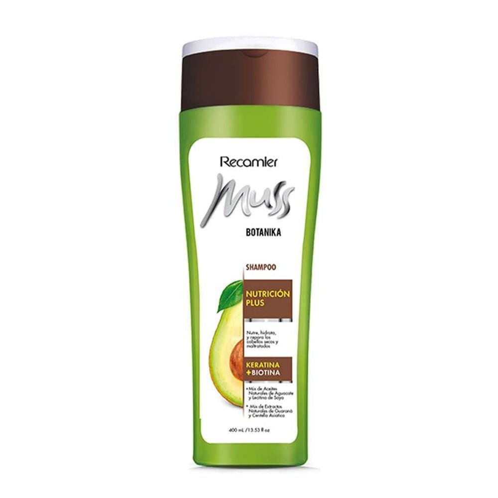 Shampoo Recaimer Muss Botanika Nutrición Plus 400 ml